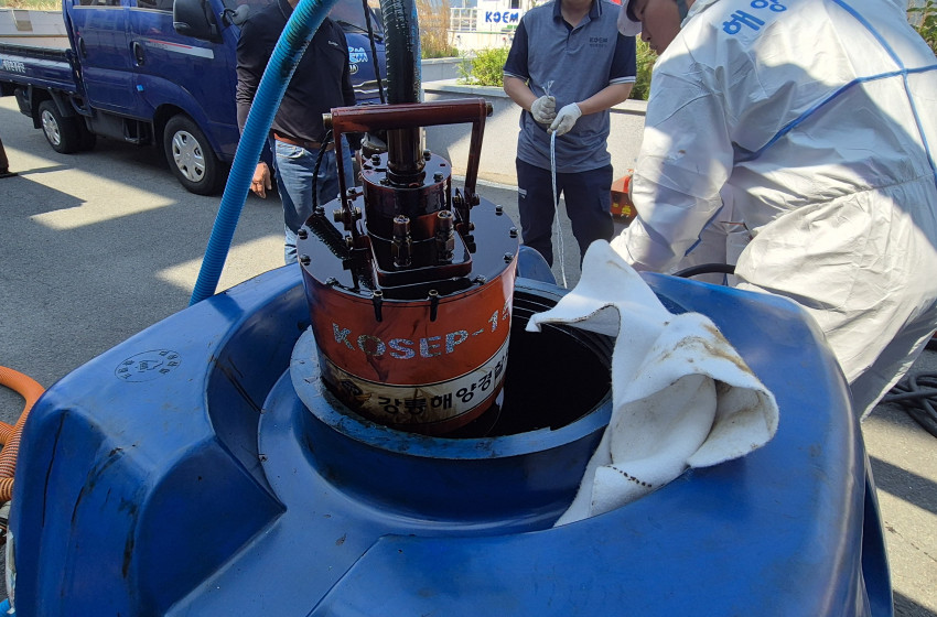 KOSEP-15 실제 방제현장 투입 사진모음